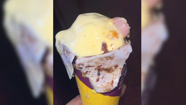 ce Cream,Mumbai,malad,Finger Inside Cone Ice Cream,Mumbai Malad Shocker,Zepto App,man Finds Human Finger , Ice Cream Ordered On Zepto App