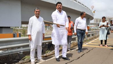 cracks appear on atal setu,cracks on atal setu,nana patole,maharashtra news,atal setu news,congress