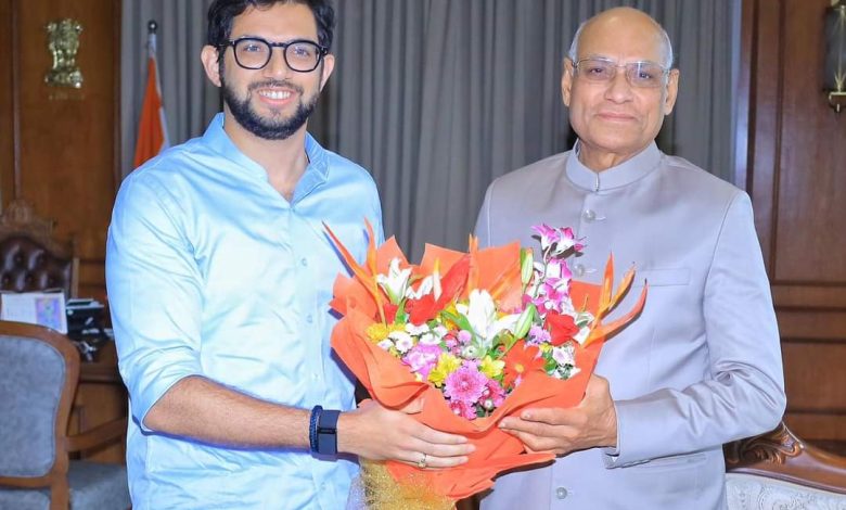 Aaditya Thackeray Meet Ramesh Bais