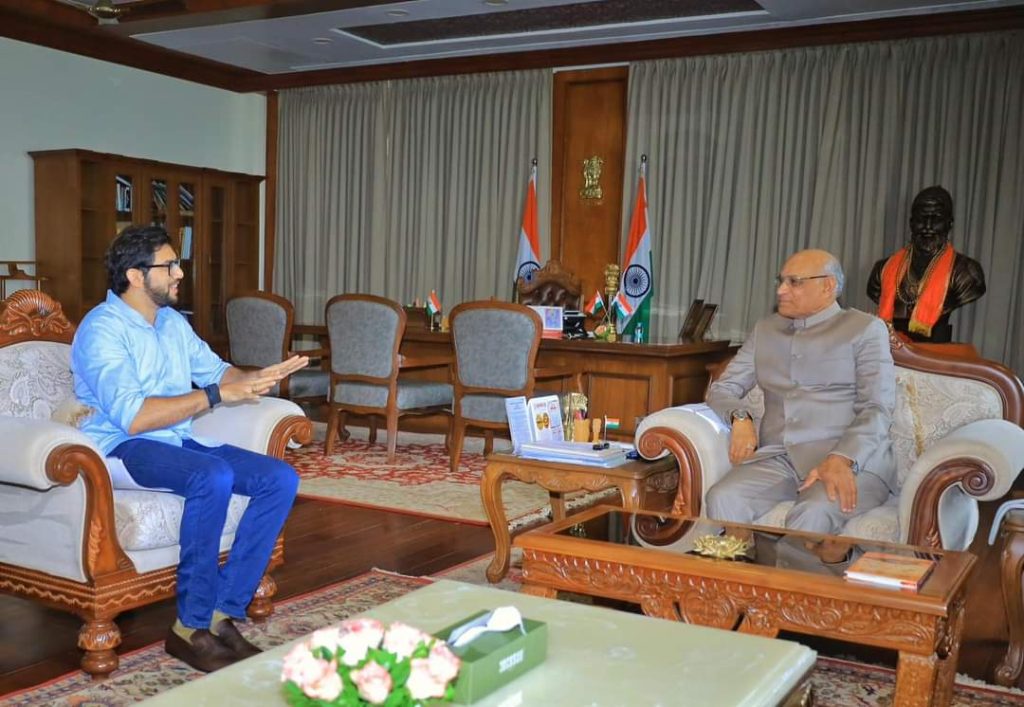 Aaditya Thackeray Meet Ramesh Bais