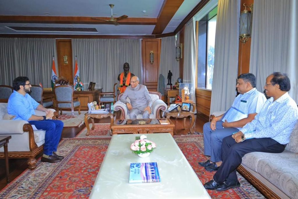 Aaditya Thackeray Meet Ramesh Bais