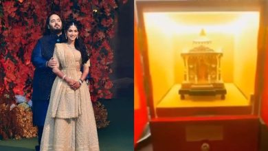 Anant Ambani and Radhika Merchant's grand wedding invite includes a silver mandir.