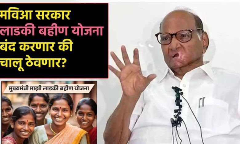 Sharad Pawar on Ladki Bahin Yojana