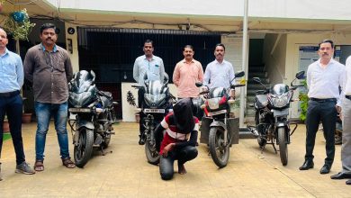 Thane Robbery News : Attal thief arrested for burglary and car theft; Grab 4 bikes