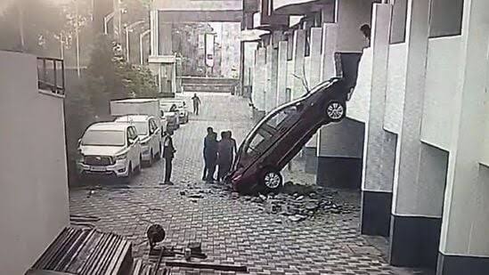 Pune Reverse Car Accident